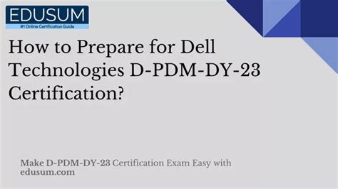 D-PDM-DY-23 Lerntipps