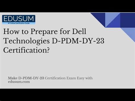 D-PDM-DY-23 Prüfungs Guide