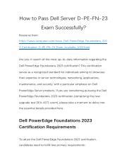 D-PE-FN-23 Exam