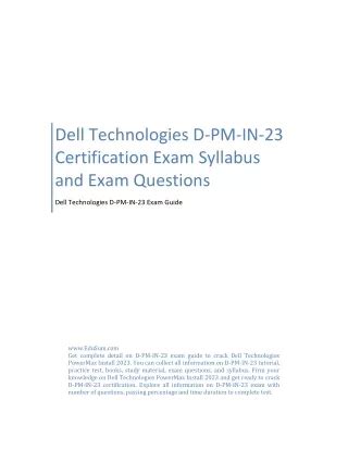 D-PM-MN-23 Examsfragen