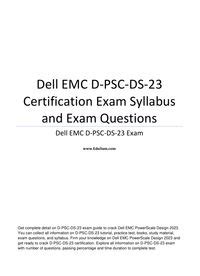 D-PSC-DS-23 Exam