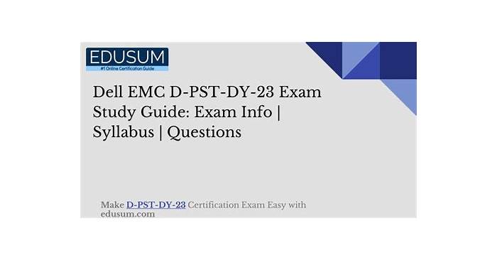 Exam D-PST-DY-23 Labs