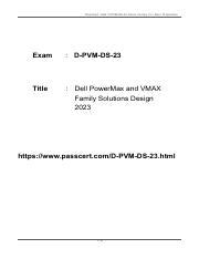 D-PVM-DS-23 Examsfragen