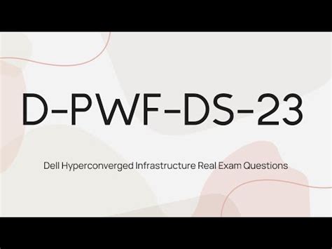 D-PWF-DS-23 Prüfungen