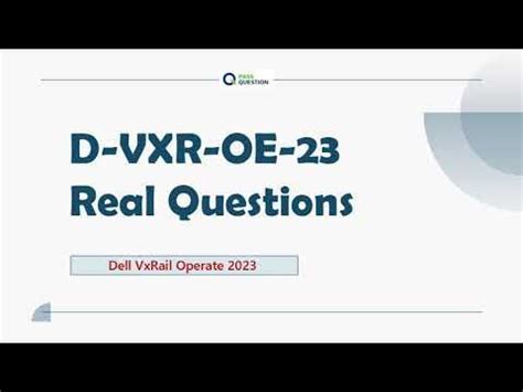 D-VXR-OE-01 Exam Fragen