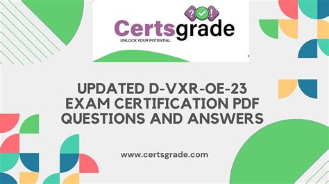 D-VXR-OE-23 Exam Fragen