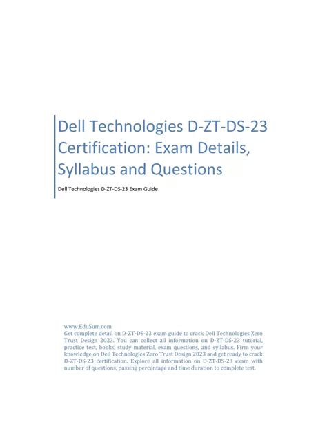 D-ZT-DS-23 Zertifizierungsfragen
