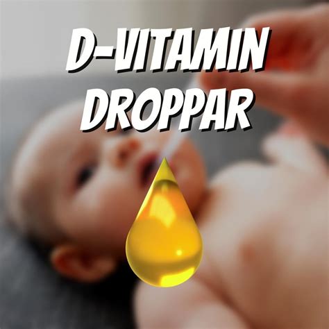D-droppar bebis vattenbaserade