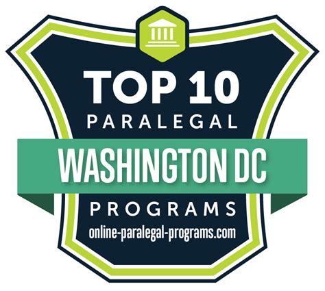 D.C. Paralegal Schools Paralegal Certification in Washington, D.C