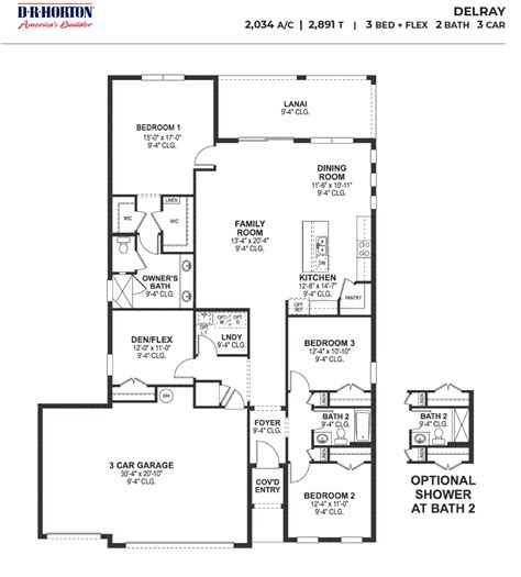 D.R. Horton - Delray Floor Plans and Pricing - BuzzBuzzHome