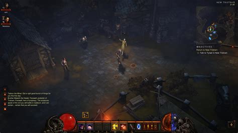 How do you get into the tainted abode in Diablo 3? It's the wooden door behind the Healer in New Tristram, you can attack it/break it. Go inside with the machines in your inventory. You can only open one of each type in the same game session, unlike the Vault portal that closes after 60 seconds and you can open as many as you can.. 
