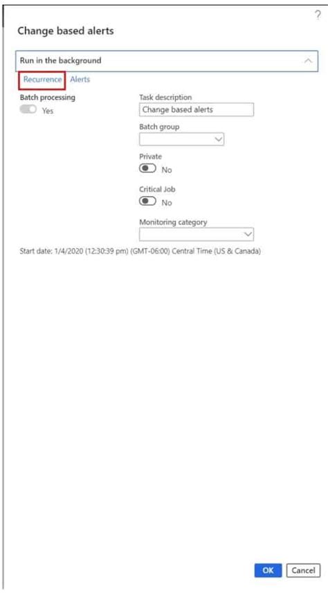 D365fo change based alerts not working.  D365FO alerts Standard • Change...