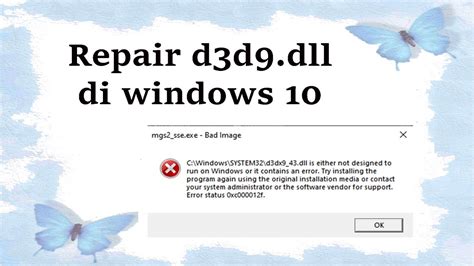 D3d9 dll windows 10