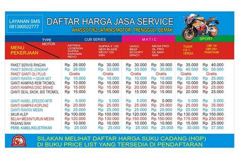 Daftar Harga Servis Mobil Lengkap di Bengkel Resmi 2025 - raincitystudios.com