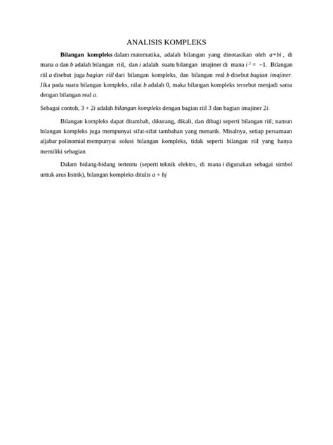 Daftar topik analisis kompleks - STEKOM - wintechmobiles.com