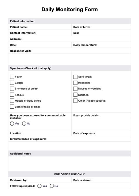 Daily Monitoring Forms - coolestguyplanet.net