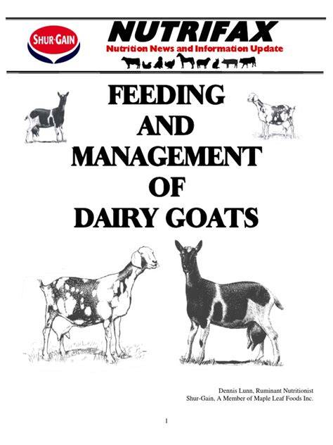 Dairy Goat Feeding and Management Guide - Scribd - raincitystudios.com