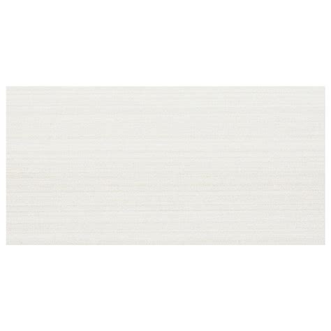 Dal-Tile Fabric Art White 12" x 24" Porcelain Tile - muktibox.com