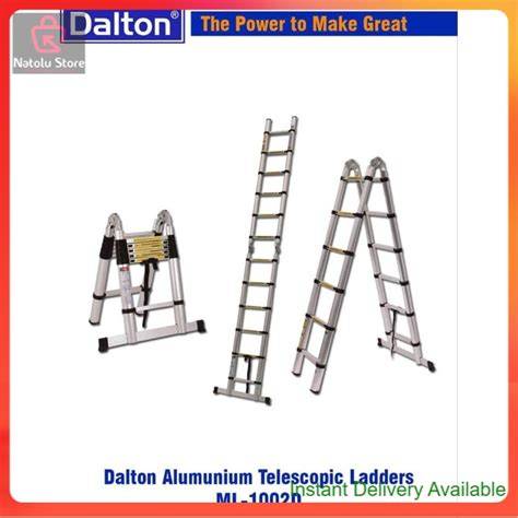 Dalton ML-1002D - 5 Meter Tangga Aluminium Telescopic - raincitystudios.com