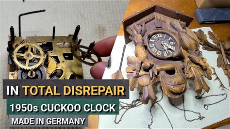 Damaged 1950s Cuckoo Clock Restoration - muktibox.com