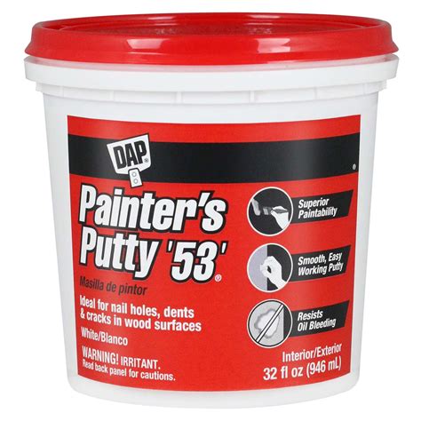 DAP White Wood Putty 32 oz - Ace Hardware