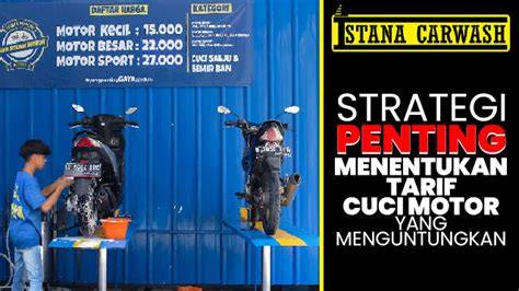 Dapatkan Harga Cuci Motor Terbaik 16.000 - raincitystudios.com
