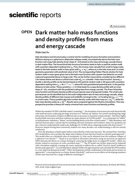 Dark matter halo mass functions and density profiles from mass and ... - muktibox.com