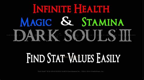 DARK SOULS 3: Hack Inf. Health Magic YouTube. 