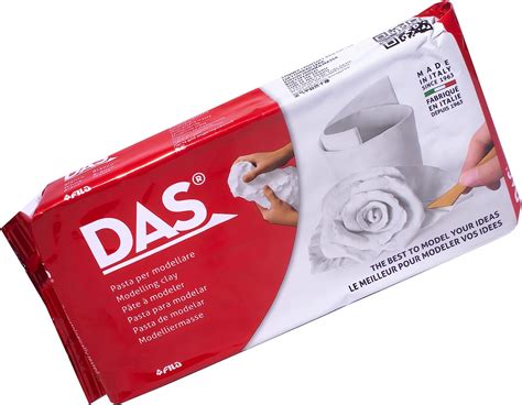 DAS White 1 kg Air Hardening Modelling Clay, Non Bake, Ready ... - Amazon