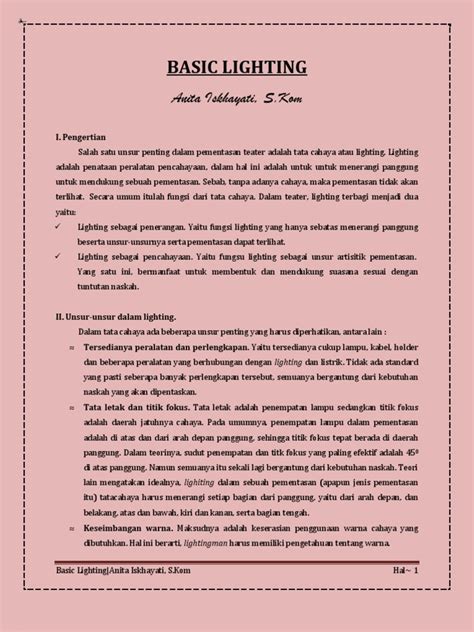 Dasar Tata Cahaya2 | PDF - muktibox.com