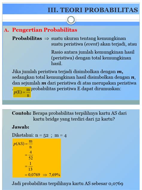 Dasar-dasar probabilitas - wintechmobiles.com