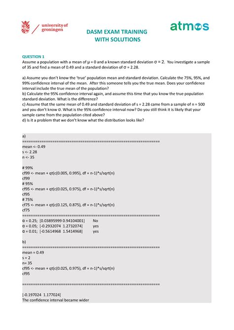 DASM Examsfragen