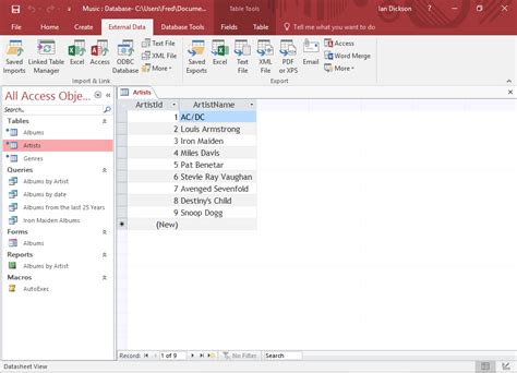 DATABASE MANAGEMENT SYSTEM Features of MS Access