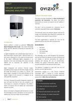 DATASHEET ILINE F - Ovizio Imaging Systems - MedicalExpo