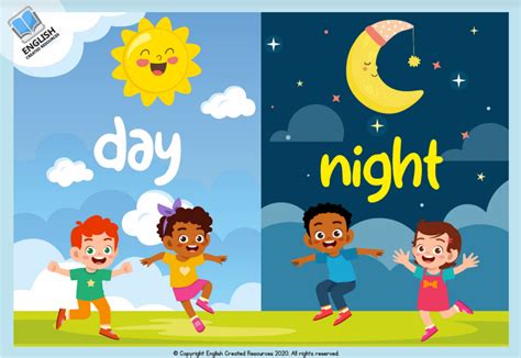 DAY AND NIGHT for Kids Lesson for Kindergarten