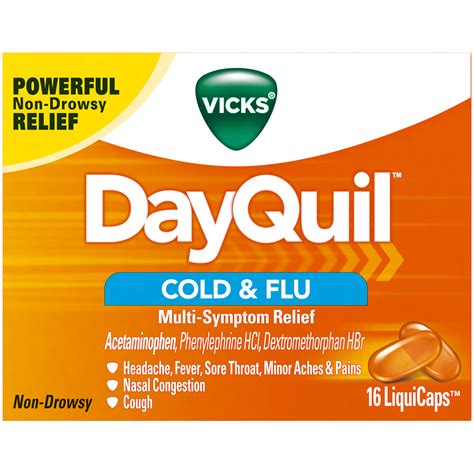 DAYTIME COLD-FLU RELIEF (Generic for VICKS DAYQUIL) - WellRx