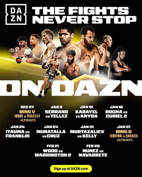 DAZN Schedule | DAZN ID - raincitystudios.com