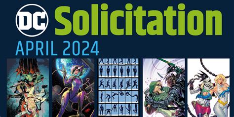 DC Comics April 2024 Solicitations