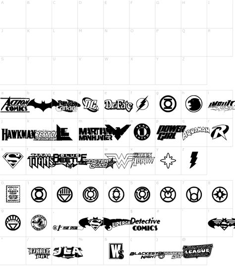 DC Comics Font Download