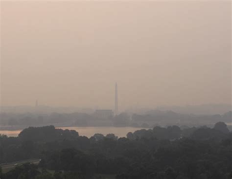 DC air quality minimally improving, Code Orange expected Friday