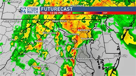 DC region on alert for severe storms, possible hail Thursday