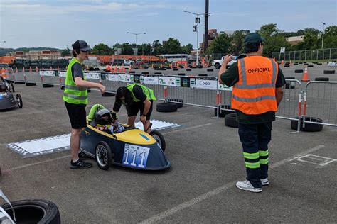 DC-area students race electric vehicles at RFK Stadium for EV Grand Prix