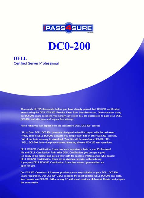 DC0-200 Zertifizierung