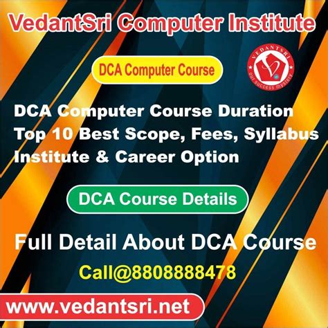 DCA Computer Course Duration Top 10 Best Scope Fees Syllabus