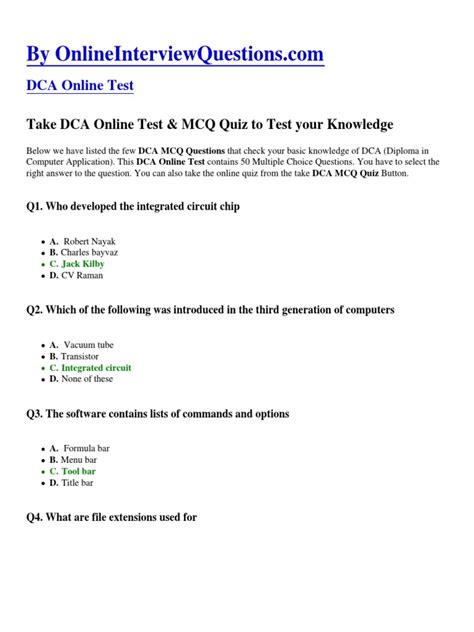 DCA Online Test.pdf