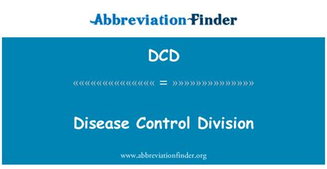 DCD definition of DCD by Medical dictionary