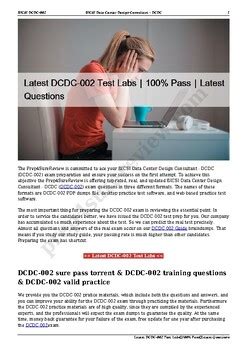 DCDC-002 Online Tests