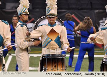 DCI at MK: Teal Sound Drum & Bugle Corps - YouTube