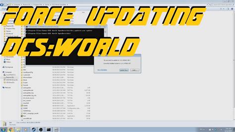 DCS:World » Force Updating/Repair (Windows 7) - YouTube