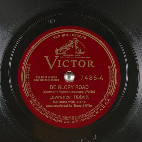 DE GLORY ROAD : Lawrence Tibbett : Free Download, Borrow, and Streaming …